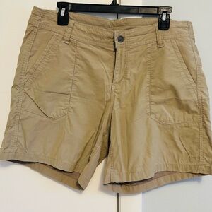KUHL Women’s Tan Hiking Shorts. Size 12